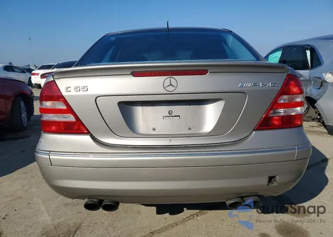 2005 Mercedes-Benz C 55 Amg из США, поврежденный, VIN WDBRF76J25F663118